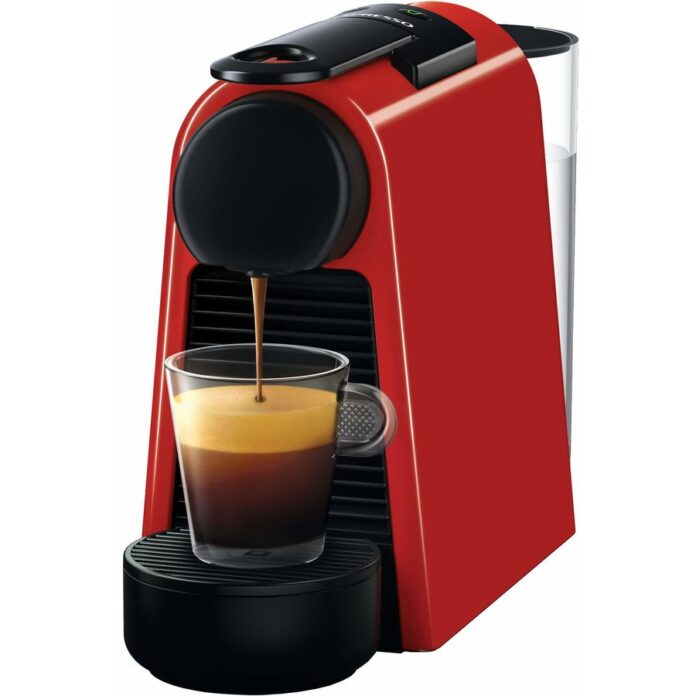 Espressor Delonghi Nespresso Essenza Mini En 85.R, 1150 W, 0.6 L, 19 Bar, Rosu Espressor Delonghi Nespresso Essenza Mini En 85.R, 1150 W, 0.6 L, 19 Bar, Rosu