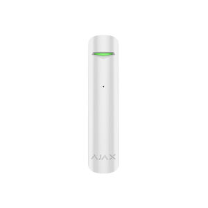 Detector de geam spart wireless Ajax GlassProtect WH, 9 m, 180 grade, contact NC, 868 MHz, RF 1000 m, alb Detector de geam spart wireless Ajax GlassProtect WH, 9 m, 180 grade, contact NC, 868 MHz, RF 1000 m, alb