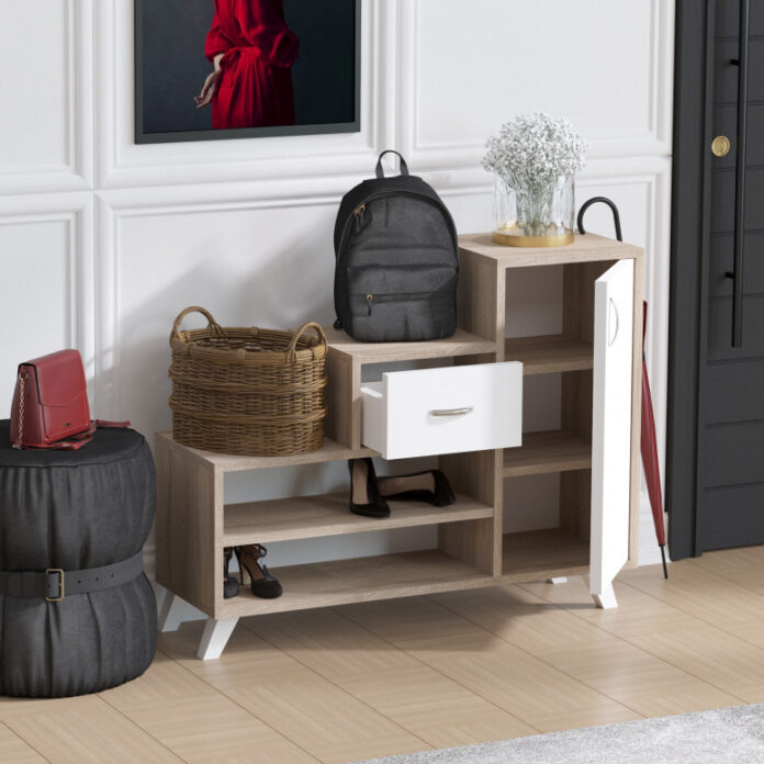 Dulap Pantofi Retro Bej Dulap Pantofi Retro Bej