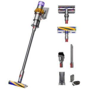 Aspirator vertical Dyson V15 Detect Absolute 2023, 660 W, 0.7 L, Autonomie 60 min (Gri/Auriu) Aspirator vertical Dyson V15 Detect Absolute 2023, 660 W, 0.7 L, Autonomie 60 min (Gri/Auriu)