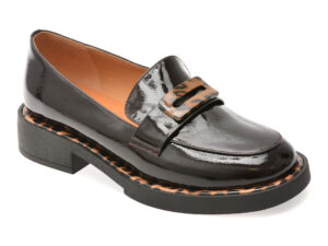 Mocasini EPICA visinii, M111, din piele naturala lacuita Mocasini EPICA visinii, M111, din piele naturala lacuita