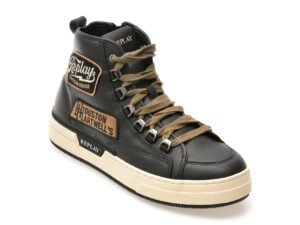 Ghete REPLAY negre, MZ6R10S, din piele ecologica Ghete REPLAY negre, MZ6R10S, din piele ecologica