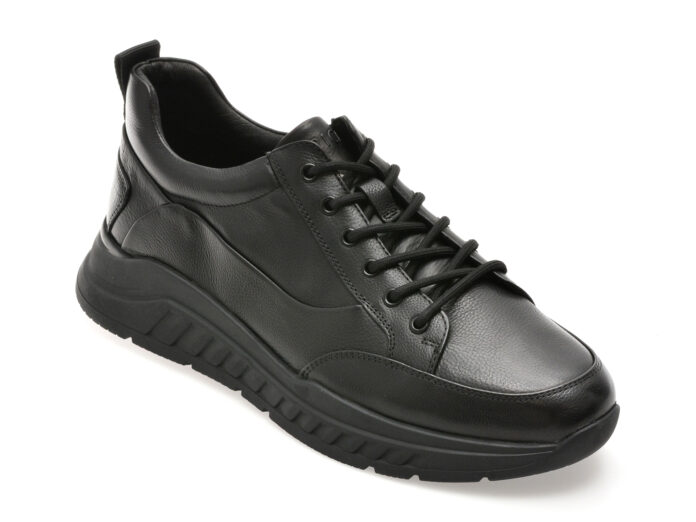 Pantofi sport EPICA negri, 58619, din piele naturala Pantofi sport EPICA negri, 58619, din piele naturala