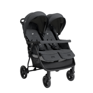 Carucior de gemeni Joie Estrella Ebony, 0 - 22kg, pliabil, Negru Carucior de gemeni Joie Estrella Ebony, 0 - 22kg, pliabil, Negru