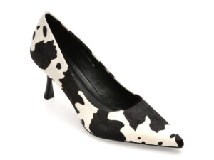 Pantofi eleganti EPICA PREMIUM alb-negru, H1424, din piele naturala Pantofi eleganti EPICA PREMIUM alb-negru, H1424, din piele naturala
