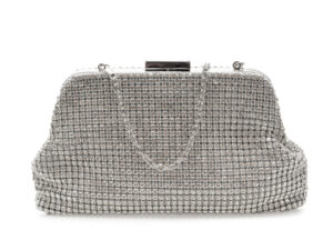 Geanta plic EPICA argintie, 8004, din material textil Geanta plic EPICA argintie, 8004, din material textil