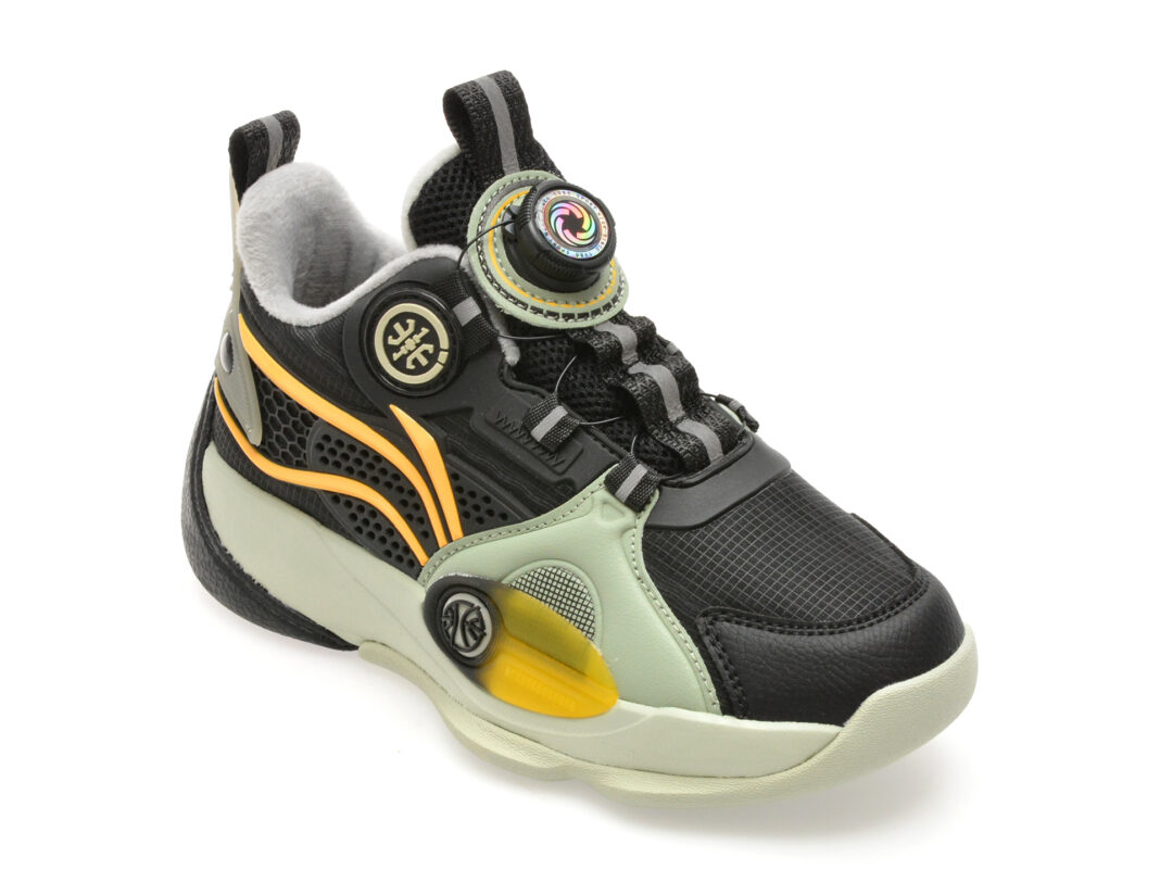 Pantofi sport SELECTION KIDS negri, 25839, din piele ecologica Pantofi sport SELECTION KIDS negri, 25839, din piele ecologica