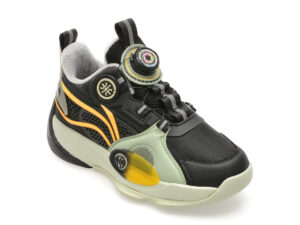 Pantofi sport SELECTION KIDS negri, 25839, din piele ecologica Pantofi sport SELECTION KIDS negri, 25839, din piele ecologica