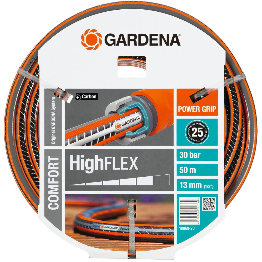 Set Gardena: Furtun Flex Comfort, 1/2inch + Conectori Set Gardena: Furtun Flex Comfort, 1/2inch + Conectori