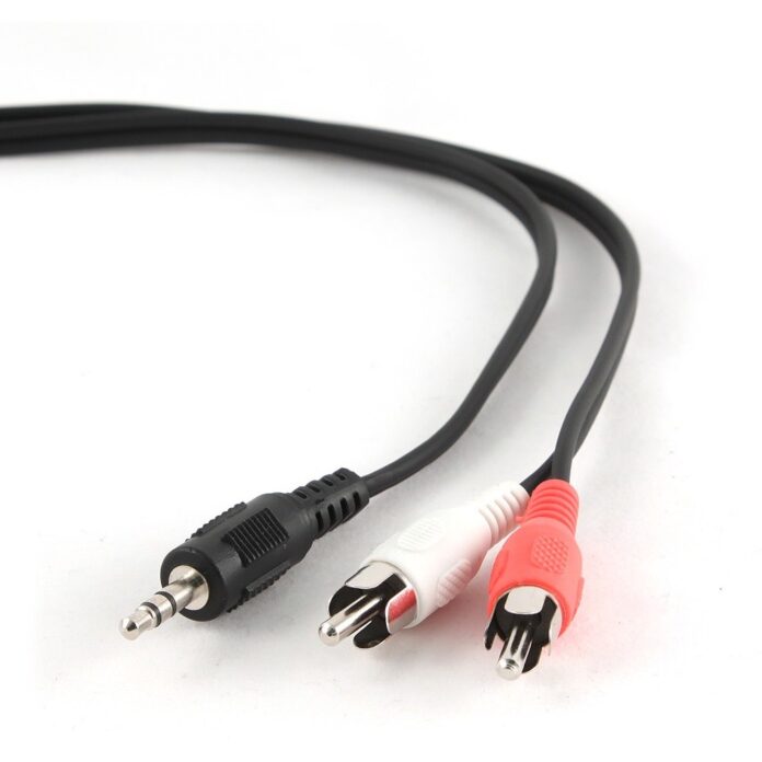 Cablu Audio Gembird CCA-404-2M, Jack 3.5 mm - Jack 3.5 mm, 2 m (Negru) Cablu Audio Gembird CCA-404-2M, Jack 3.5 mm - Jack 3.5 mm, 2 m (Negru)