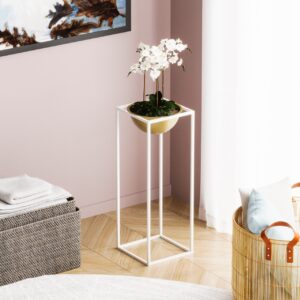 Ghiveci decorativ GED021C Auriu 22x60x22 cm Ghiveci decorativ GED021C Auriu 22x60x22 cm