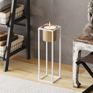 Ghiveci decorativ GED023C Auriu 15x50x15 cm Ghiveci decorativ GED023C Auriu 15x50x15 cm