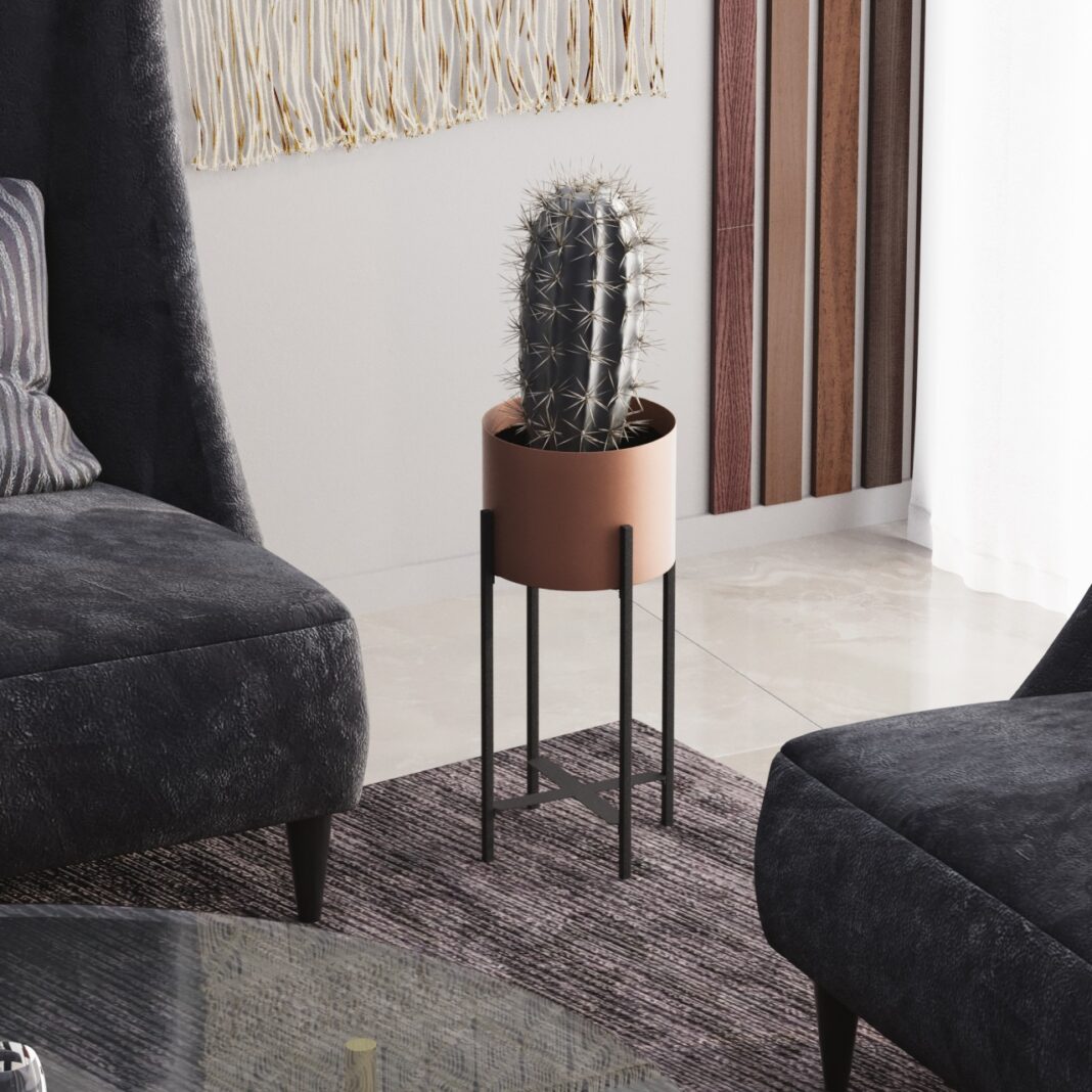 Ghiveci decorativ GED026B Cupru 23x48x23 cm Ghiveci decorativ GED026B Cupru 23x48x23 cm