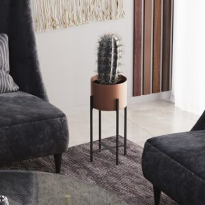 Ghiveci decorativ GED026B Cupru 23x48x23 cm Ghiveci decorativ GED026B Cupru 23x48x23 cm