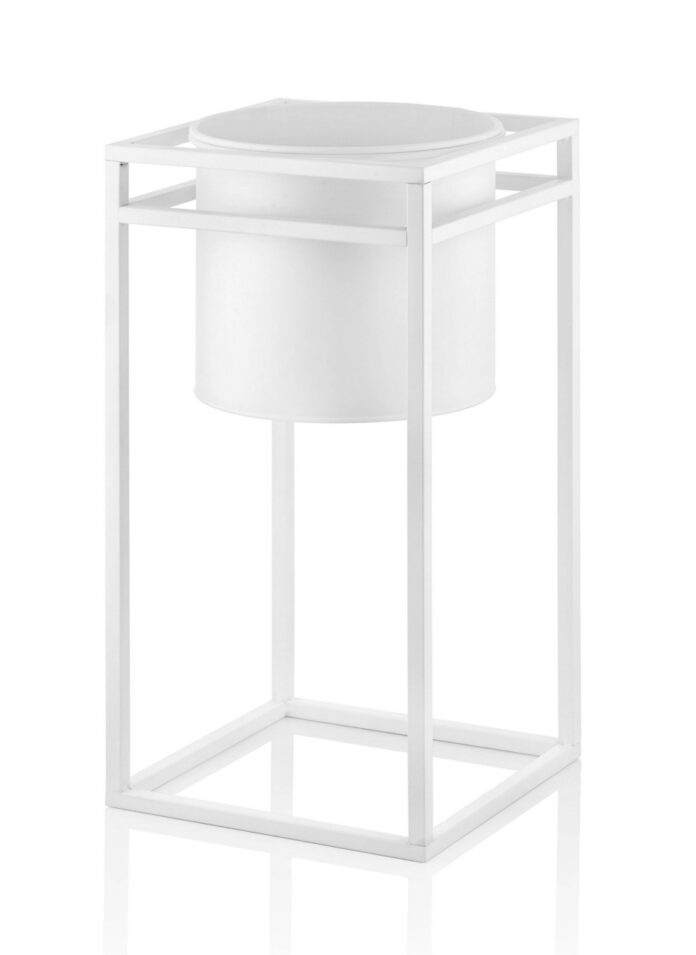 Ghiveci decorativ SKS0029 Alb 30x30x60 cm Ghiveci decorativ SKS0029 Alb 30x30x60 cm