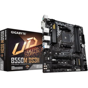 Placa de baza GIGABYTE B550M DS3H AC R2, AMD B550, AM4, mATX Placa de baza GIGABYTE B550M DS3H AC R2, AMD B550, AM4, mATX