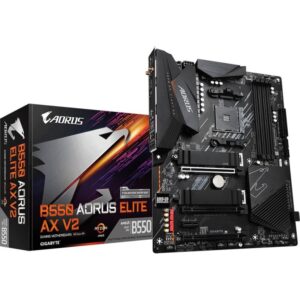 Placa de baza Gigabyte B550 AORUS ELITE AX V2, AMD B550, AM4, ATX Placa de baza Gigabyte B550 AORUS ELITE AX V2, AMD B550, AM4, ATX