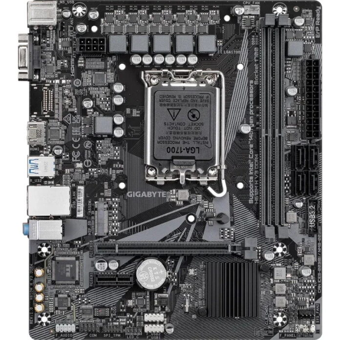 Placa de baza GIGABYTE H610M H V3 DDR4, LGA1700, mATX Placa de baza GIGABYTE H610M H V3 DDR4, LGA1700, mATX