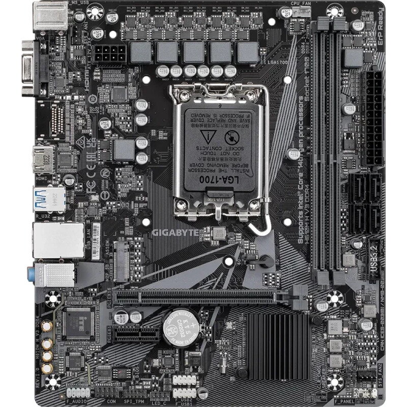 Placa de baza GIGABYTE H610M H V3 DDR4, LGA1700, mATX Placa de baza GIGABYTE H610M H V3 DDR4, LGA1700, mATX