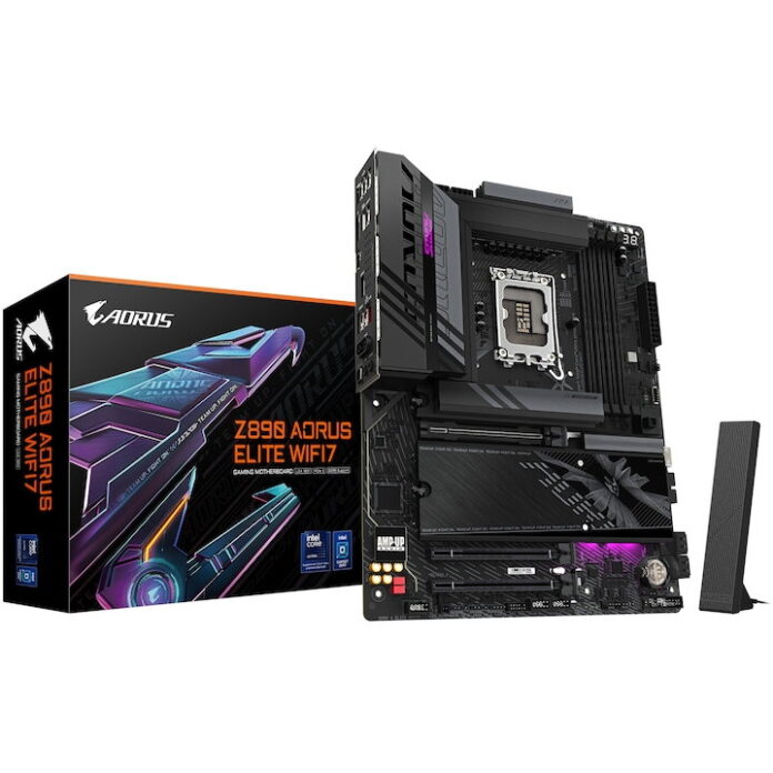 Placa de baza GIGABYTE Z890M AORUS ELITE WIFI7 ICE, DDR5, mATX, LGA 1851, Intel Z890 Placa de baza GIGABYTE Z890M AORUS ELITE WIFI7 ICE, DDR5, mATX, LGA 1851, Intel Z890