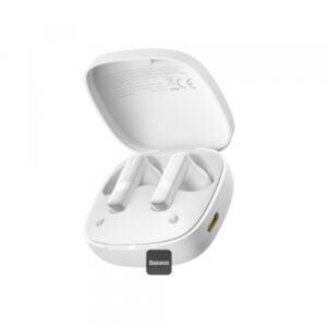 Casti True Wireless Baseus Bowie E20, Bluetooth, Alb Casti True Wireless Baseus Bowie E20, Bluetooth, Alb