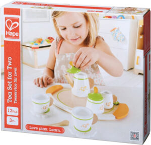 Set de joaca Hape - Set ceai 2 persoane Set de joaca Hape - Set ceai 2 persoane