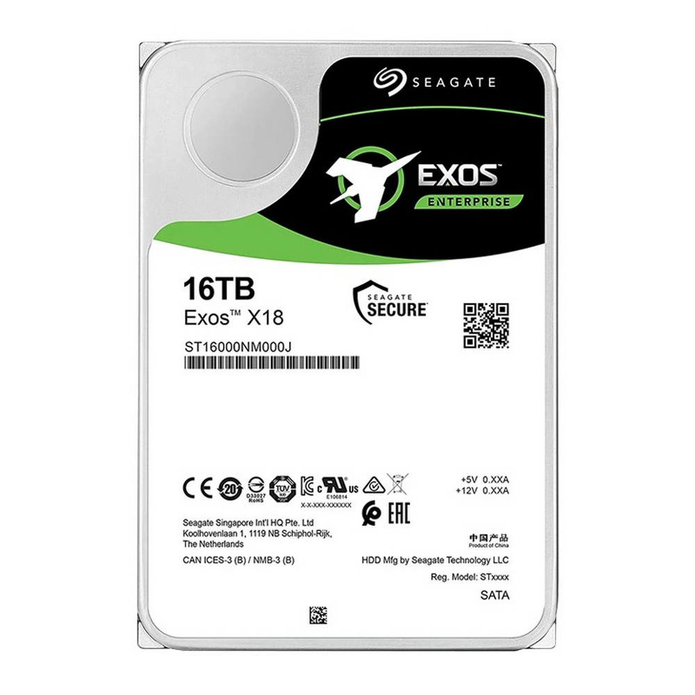 HDD Server Seagate Exos X18, 10TB, 256MB, 7200 RPM, SATA III, 3.5inch HDD Server Seagate Exos X18, 10TB, 256MB, 7200 RPM, SATA III, 3.5inch