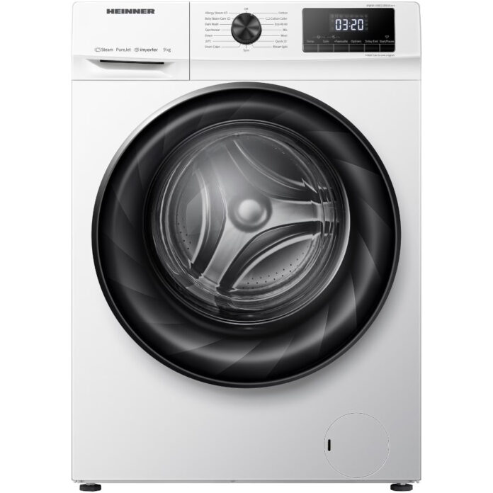 Masina de spalat rufe HEINNER HWM-M914IVKA+++, 9 kg, 1400 rpm, Clasa A, Inverter, 14 programe, Control Touch, Speed Wash, Steam (Alb) Masina de spalat rufe HEINNER HWM-M914IVKA+++, 9 kg, 1400 rpm, Clasa A, Inverter, 14 programe, Control Touch, Speed Wash, Steam (Alb)