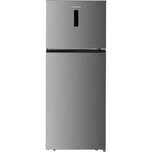 Frigider cu doua usi Heinner HF-HM415NFDXE++, 415 l, Clasa E, Full No Frost, Display Touchscreen, Lumina LED, H 178 cm (Inox/Antracit) Frigider cu doua usi Heinner HF-HM415NFDXE++, 415 l, Clasa E, Full No Frost, Display Touchscreen, Lumina LED, H 178 cm (Inox/Antracit)