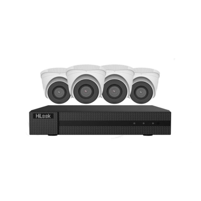 Sistem supraveghere interior IP Hikvision HiLook HI-NK-4288T, 4 camere, 2.8 mm, 4K, IR 30 m, PoE, HDD 2TB inclus Sistem supraveghere interior IP Hikvision HiLook HI-NK-4288T, 4 camere, 2.8 mm, 4K, IR 30 m, PoE, HDD 2TB inclus