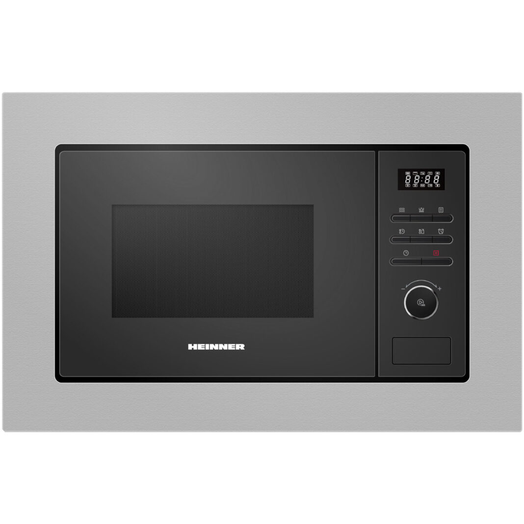 Cuptor cu microunde incorporabil HEINNER HMW-MDBI20MIX, 800 W, 20 l, 5 trepte putere, Timer, Platou rotativ 24.5 cm (Inox/Negru) Cuptor cu microunde incorporabil HEINNER HMW-MDBI20MIX, 800 W, 20 l, 5 trepte putere, Timer, Platou rotativ 24.5 cm (Inox/Negru)