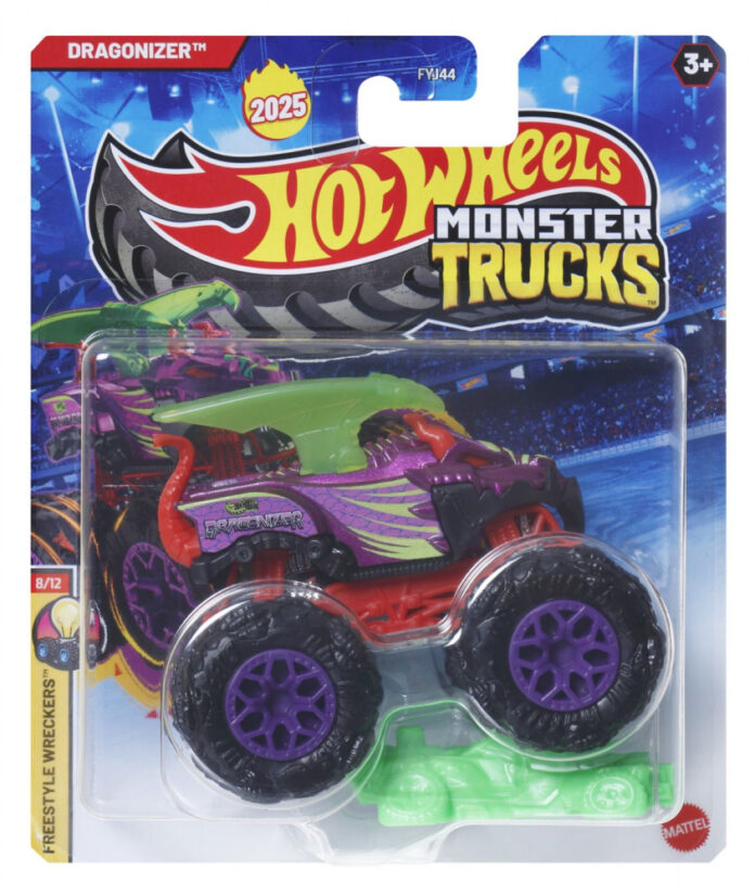 Masinuta Hot Wheels Monster Truck Dragonizer, Scara 1:64 (Multicolor) Masinuta Hot Wheels Monster Truck Dragonizer, Scara 1:64 (Multicolor)