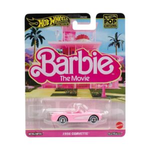 Masinuta 1956 Corvette - Barbie The Movie, Scara 1:64 (Roz) Masinuta 1956 Corvette - Barbie The Movie, Scara 1:64 (Roz)
