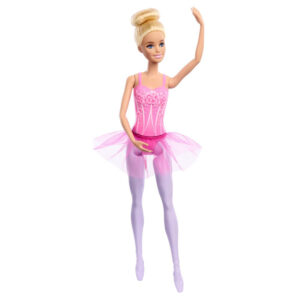 Papusa Barbie balerina cu rochita roz, HRG34 Papusa Barbie balerina cu rochita roz, HRG34