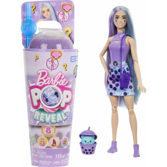 Papusa Barbie, Pop Reveal, Taro Milk, HTJ19 Papusa Barbie, Pop Reveal, Taro Milk, HTJ19