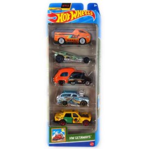 Set masinute Hot Wheels, HW Getaways, HTV46, 1:64 (5 modele) Set masinute Hot Wheels, HW Getaways, HTV46, 1:64 (5 modele)