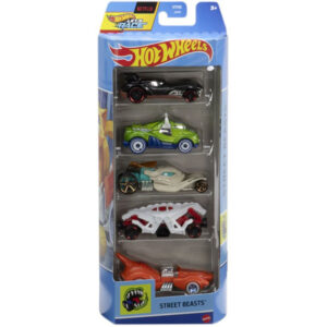 Set 5 masinute Hot Wheels, Street Beasts, HTV55 Set 5 masinute Hot Wheels, Street Beasts, HTV55