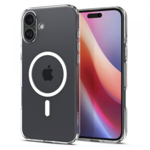 Husa MagSafe pentru Apple iPhone 16 Plus, Spigen, Liquid Crystal, Transparenta Husa MagSafe pentru Apple iPhone 16 Plus, Spigen, Liquid Crystal, Transparenta