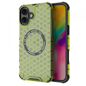 Husa MagSafe pentru Apple iPhone 16, Techsuit, HoneyComb Shield Husa MagSafe pentru Apple iPhone 16, Techsuit, HoneyComb Shield
