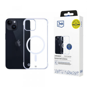 Husa MagSafe pentru Apple iPhone 14, 3MK, Just20g, Transparenta Husa MagSafe pentru Apple iPhone 14, 3MK, Just20g, Transparenta