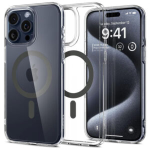 Husa Protectie Spate Spigen Ultra Hybrid ACS06805 MagSafe pentru Apple iPhone 15 (Carbon/Transparent) Husa Protectie Spate Spigen Ultra Hybrid ACS06805 MagSafe pentru Apple iPhone 15 (Carbon/Transparent)