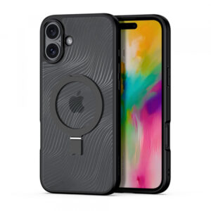 Husa MagSafe pentru Apple iPhone 16 Plus, DUX DUCIS, Aimo Stand, Neagra Husa MagSafe pentru Apple iPhone 16 Plus, DUX DUCIS, Aimo Stand, Neagra