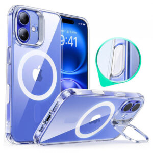 Husa MagSafe pentru Apple iPhone 16 Plus, ESR, Classic Hybrid Kickstand Slide, Transparenta Husa MagSafe pentru Apple iPhone 16 Plus, ESR, Classic Hybrid Kickstand Slide, Transparenta