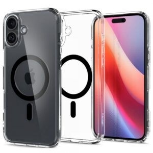 Husa MagSafe pentru Apple iPhone 16 Plus, Spigen, Ultra Hybrid, Neagra Husa MagSafe pentru Apple iPhone 16 Plus, Spigen, Ultra Hybrid, Neagra