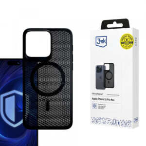 Husa MagSafe pentru Apple iPhone 16, 3MK, COOLing, Neagra Husa MagSafe pentru Apple iPhone 16, 3MK, COOLing, Neagra