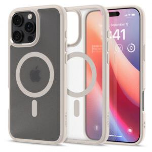 Husa MagSafe pentru Apple iPhone 16 Pro Max, Spigen, Ultra Hybrid, Bronz Satinata Husa MagSafe pentru Apple iPhone 16 Pro Max, Spigen, Ultra Hybrid, Bronz Satinata