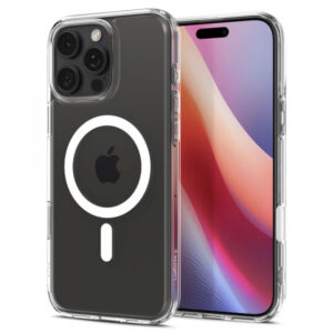 Husa MagSafe pentru Apple iPhone 16 Pro, Spigen, Ultra Hybrid T, Alba Husa MagSafe pentru Apple iPhone 16 Pro, Spigen, Ultra Hybrid T, Alba
