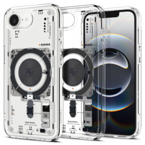 Husa MagSafe pentru Apple iPhone 16e, Spigen, Ultra Hybrid Neo One, Transparenta Husa MagSafe pentru Apple iPhone 16e, Spigen, Ultra Hybrid Neo One, Transparenta
