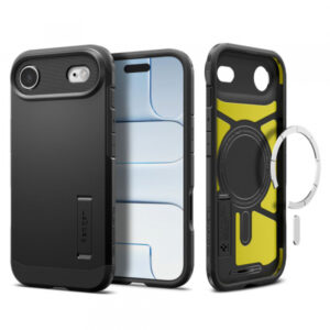Husa MagSafe pentru Apple iPhone 17 Air, Spigen, Tough Armor T, Neagra Husa MagSafe pentru Apple iPhone 17 Air, Spigen, Tough Armor T, Neagra