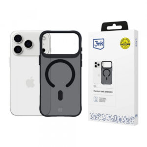 Husa MagSafe pentru Apple iPhone 17 Pro, 3MK, Smoke MagCase, Neagra Husa MagSafe pentru Apple iPhone 17 Pro, 3MK, Smoke MagCase, Neagra